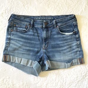 American Eagle Midi Jean Shorts